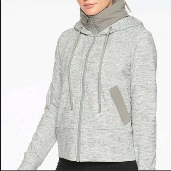 Athleta | Victory Primaloft Hoodie Light Grey Size XS - Picture 11 of 11